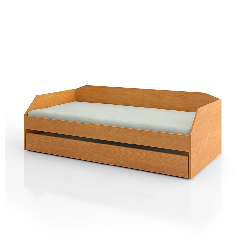 Bicama Solteiro Duo com Cama Auxiliar em Mdf Premium Nature - 4