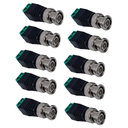 Ver imagem 2 de Kit 10 Conectores Bnc Macho Ballun para Câmera de Segurança