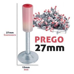 Kit Conjunto Pistola de Fixação Finca Pino com 120 Pregos - 3