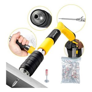 Kit Conjunto Pistola de Fixação Finca Pino com 120 Pregos