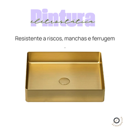 Cuba Retangular Domum -gold - 6