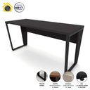 Ver imagem 4 de Mesa Escrivaninha Industrial 1,50m Ameixa Pre Pés Metal F5