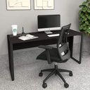 Ver imagem 1 de Mesa Escrivaninha Industrial 1,50m Ameixa Pre Pés Metal F5
