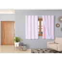 Ver imagem 3 de Cortina Classic 2,20m X 1,40m para Sala Quarto Janela Cozinha Decorativa Varão Simples Rosa
