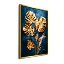 Ver imagem 1 de Quadro Costela de Adao: Moldura Dourada/ 40x60