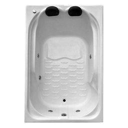 Banheira Dupla Cabo Frio Combate com Hidro em Acrílico - 1.50x1.20x0.40 - 127v - 1