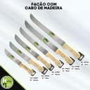 Ver imagem 5 de Facão para Mato 18 Cabo Madeira Fulltang Inox 59cm Fazenda