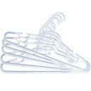 Ver imagem 3 de Kit 25 Cabides para Roupas Closet Lojas Organizadores Plástico Reforçados Armários Cristal