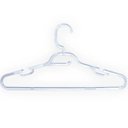 Ver imagem 1 de Kit 25 Cabides para Roupas Closet Lojas Organizadores Plástico Reforçados Armários Cristal