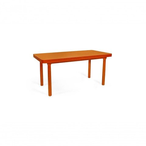 Mesa de Jantar Retangular 4 Lugares 140x80 França Mel