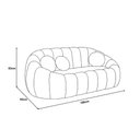 Ver imagem 3 de Sofá Curvo Orgânico Confortável Concha Bouclê Terracota - Vimont Moveis