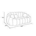 Ver imagem 3 de Sofá Curvo Orgânico Confortável Concha Bouclê Terracota - Vimont Moveis