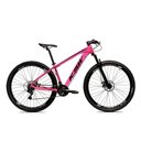Ver imagem 1 de Bicicleta Aro 29 Ksw 27v Freio Hidráulico C-trava e K7 11-40 - Rosa-preto - 17" Rosa-preto