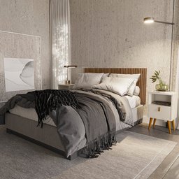 Módulo Cabeceira Atalaia Ripado Mdf 66x29cm Linea Brasil - 6 Módulo Cabeceira Atalaia Ripado Mdf 66x29cm Linea Brasil - 6