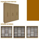 Ver mais imagens de Guarda Roupa Casal 6 Portas Lugano
