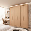 Ver imagem 1 de Guarda Roupa Casal 6 Portas Lugano