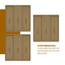 Ver imagem 7 de Guarda Roupa Casal 6 Portas Lugano