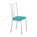 Ver imagem 3 de Kit com 2 Cadeiras 123 Malva Branca/Azul Turquessa - Artefamol