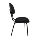 Ver imagem 6 de Cadeira Secretária Pé Palito Estofada em Tecido Escritorio Home Office Escolas