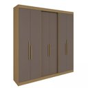 Ver imagem 2 de Guarda-roupa Casal 6 Portas Lugano