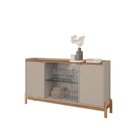 Ver imagem 6 de Conjunto Cristaleira e Buffet Bari com Mesinha Oblonga