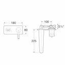 Ver imagem 2 de Base de Embutir Monocomando para Lavatório de Parede Insígnia