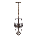 Ver imagem 5 de Lustre Rustico Iluminação Residencial Interna Marrom Artesanal Libertas Rosas Artesanato Lampião Bra