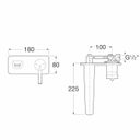 Ver imagem 2 de Base de Embutir Monocomando para Lavatório de Parede Insígnia