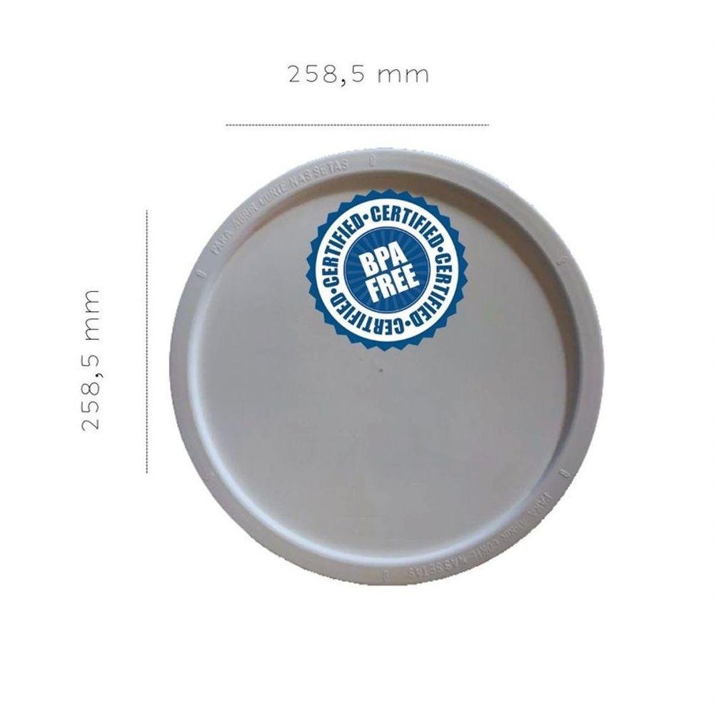 Balde Alça Plastica para Caldos 10 Litros 05 Peças - 4