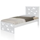 Ver imagem 4 de Cama Solteiro Barcelona Nuvem Cinza Menino e Menina