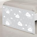 Ver imagem 2 de Cama Solteiro Barcelona Nuvem Cinza Menino e Menina