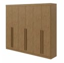 Ver imagem 1 de Guarda-Roupa Bertha 6 Portas 2 Gavetas - Lopas - Amendoa Clean