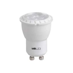 Kit Lâmpadas Led Mini Dicroica Mr11 Gu10 3w Luz Quente Mbled MBLED / Nordecor MLP5029 4 Lâmpadas - 3