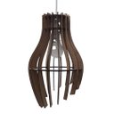 Ver imagem 1 de Luminária Teto tipo Pendente GARRA MDF - Completa - Cor: Marrom