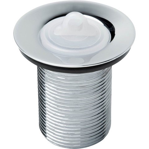 Válvula de Escoamento para Tanque 1.1/4" sem Ladrão com Tampa Plástica Cromado Celite
