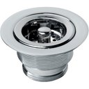 Ver imagem 1 de Válvula de Escoamento para Cozinha 3.1/2" X 1.1/2" com Cesta de Metal Cromado Celite