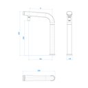 Ver imagem 2 de Bica Monocomando de Mesa para Cozinha Click Cromado - Deca 1291.C99