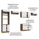 Ver imagem 5 de Armário de Cozinha Completa 350cm Rustic/Branco Glamy Madesa 01