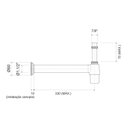 Ver imagem 2 de Sifão para Lavatório 7/8" X DN40 X 30 Matte Preto Roca