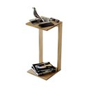 Ver imagem 1 de Mesa de Cabeceira Pequena 30x30x65cm Carvalho Quarto Sala