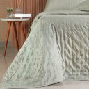 Ver imagem 4 de Kit Colcha Queen Sensatti 3d Embossed 240x260cm Verde Alfafa