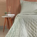 Ver imagem 3 de Kit Colcha Queen Sensatti 3d Embossed 240x260cm Verde Alfafa