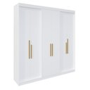 Ver imagem 2 de Guarda Roupa Casal 6 Portas Lugano Branco