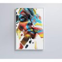 Ver imagem 1 de Quadro Mulher Pintura 60x90 Cm Vidro Impresso