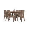 CONJUNTO SALA DE JANTAR GENEBRA 1,35 COM 6 CADEIRAS AMÊN 73B - 2