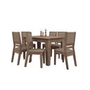 Ver imagem 2 de CONJUNTO SALA DE JANTAR GENEBRA 1,35 COM 6 CADEIRAS AMÊN 73B