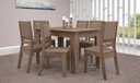 Ver imagem 1 de CONJUNTO SALA DE JANTAR GENEBRA 1,35 COM 6 CADEIRAS AMÊN 73B