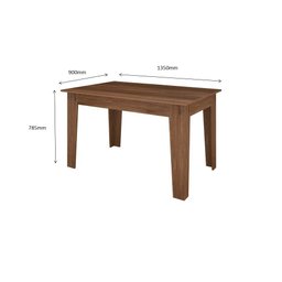 CONJUNTO SALA DE JANTAR GENEBRA 1,35 COM 6 CADEIRAS AMÊN 73B - 3