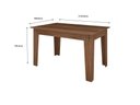 Ver imagem 3 de CONJUNTO SALA DE JANTAR GENEBRA 1,35 COM 6 CADEIRAS AMÊN 73B