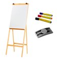 Ver imagem 1 de Cavalete Flip Chart Quadro Branco 1,80 Mts 2525 + 3 Marcadores + 1 Apagador Souza